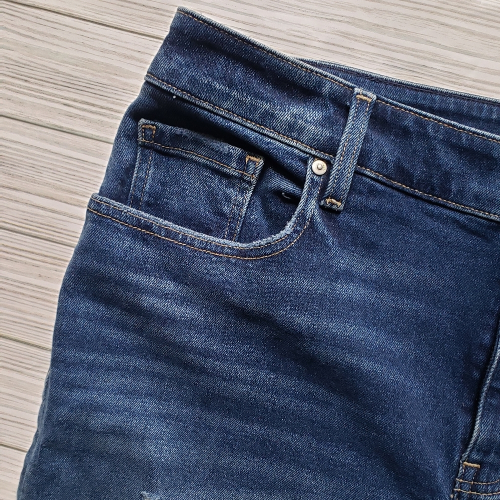 Lane Bryant Girlfriend Straight High Rise Jeans - Picture 4 of 8